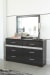 Starberry - Black - Dresser, Mirror