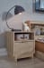 Oliah - Natural - 5 Pc. - Dresser, Full Bookcase Storage Bed, 2 Nightstands