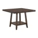 Seneca - 8 Piece Counter Height Dining Set (Table, Four Chairs And Complete Bench) - Brown