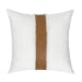 Villa Classics - Steam Pillow 26' x 26' - Ivory/Dumont Chestnut
