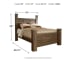 Juararo - Queen Poster Bed - Dark Brown