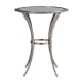Sherise - Beaded Metal Accent Table - Pearl Silver