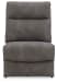 Next-Gen Durapella - 5-Piece Power Reclining Sectional With RAF And LAF Recliners - Slate