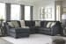 Eltmann - Slate - Left Arm Facing Corner Chaise With Sofa 3 Pc Sectional