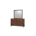 Warner - Twin 5 Piece Platform Storage Bedroom Set - Chestnut