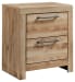 Hyanna - Tan - Two Drawer Night Stand