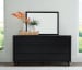 Danziar - 7 Pc. - Dresser, Mirror, Chest, King Panel Bed - Black