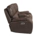 Atlantis - Power Motion Loveseat With Power Headrest & Console - Heritage Coffee