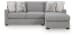 UrbanCrest - 2-Piece Sleeper Sectional With RAF Corner Chaise - Pewter