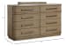 Thorne - Double Drawer Dresser - Amber Brown