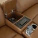 Magic Man - Caramel - 3-Piece Power Reclining Sectional Loveseat With Console