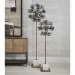 Dandelion - 54" Sculpture - Black / Brass