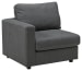 Candela - Charcoal - Left Arm Facing Chair 4 Pc Sectional