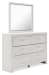 Altyra - King Upholstered Storage Bed - 9 Pc. - Dresser, Mirror, Chest, King Bed, 2 Nightstands - White