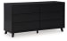 Danziar - 7 Pc. - Dresser, Mirror, Chest, King Panel Bed - Black