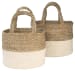 Parrish - Natural / White - Basket Set (Set of 2)