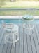 Seabrook - Swivel Bar Stool - White / Blue