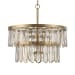 Aurelie - 9 Light Round Pendant - Brass