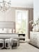 Brighton - Stone Top Accent Nightstand With Storage Drawer And USB Port - White