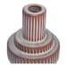 Maud - Large Stoneware Candle Holder - Red
