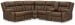Trail Boys - Walnut - 2-Piece Reclining Sectional With Raf Reclining Loveseat With Console