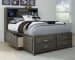 Caitbrook - Gray - Full Storage Bed