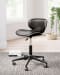 Beauenali - Black - Home Office Desk Chair , Contoured Shape