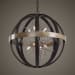 Polaris - 8 Light Large Chandelier - Bronze / Nickel / Silver