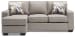 Greaves - Stone - Sofa Chaise
