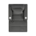 Arizona - Chaise With 1 Pillow 20", 2 Cupholders And 2 USB - Steno Charcoal