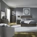 Cascade Falls - 5 Piece Bedroom Set (California King Panel Bed, Dresser & Mirror, Chest, Nightstand) - Satin Espresso