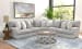 Abraxas - 5 Piece Upholstered Reclining Sectional With 2 Lay-Flat Reclining Seats - Moonstruck