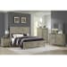 Whit-Ash - King Panel 3 Piece Bedroom Set With Door Chest - Light Gray