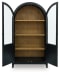 Dagandale - Black / Natural - Accent Cabinet
