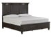 Sierra - Complete California King Lighted Panel Bed - Obsidian