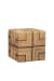 Fox - Woven Cube - Light Brown