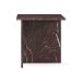 Bexly - Marble Square End Table - Red