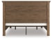 Feddinger - King Panel Storage Bed - Medium Brown