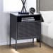 Ember - Black Nightstand With Usb
