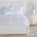 Cardiff - Queen Duvet Collection - Ivory/White