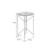 Pulaski Accents - Metal Spot Table with Glass Top - Black