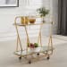 Swain - Brass Serving Cart