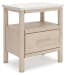 Cadmori - Two-Tone - One Drawer Night Stand
