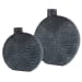 Viewpoint - Aged Black Vases (Set of 2)
