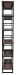 Evan - Single Bookshelf - Olive Brown
