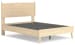 Cabinella - Tan - Full Platform Panel Bed