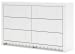 Mollviney - White - Six Drawer Dresser
