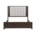 Modern Edge - Queen Upholstered Bed - Brown