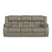 Engage - Motion Sofa With DDT, Drawer And PWS - Corral Gray