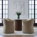 Accent Dining - Dining Accent Chair With Casters - Wicker